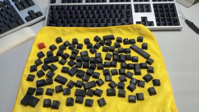 REALFORCE for Mac キーボードの掃除の記録