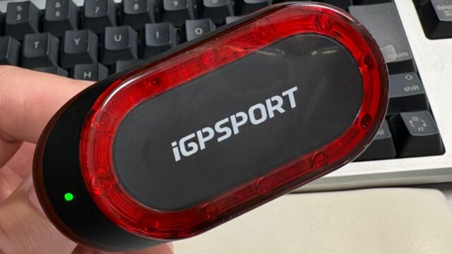 備忘録：iGPSPORT「SR mini」- スマートレーダーテールライト をゲットした。